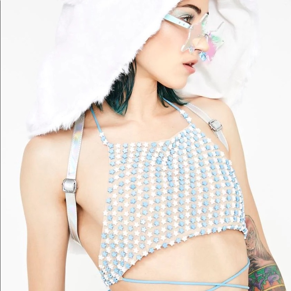 Club Exx Cosmic Candy Halter Top
